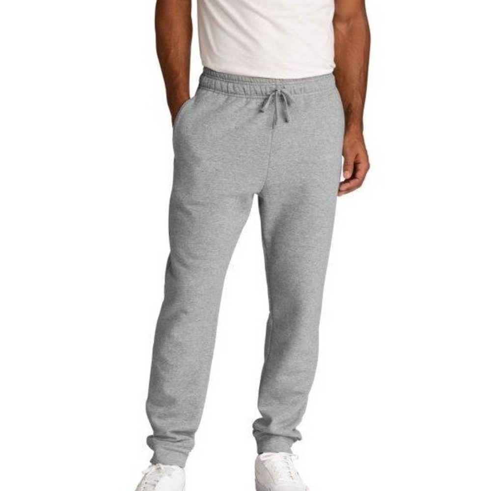 NWT Blue Ice Men's L Jogger Sweatpants Heather Grey Cotton Blend